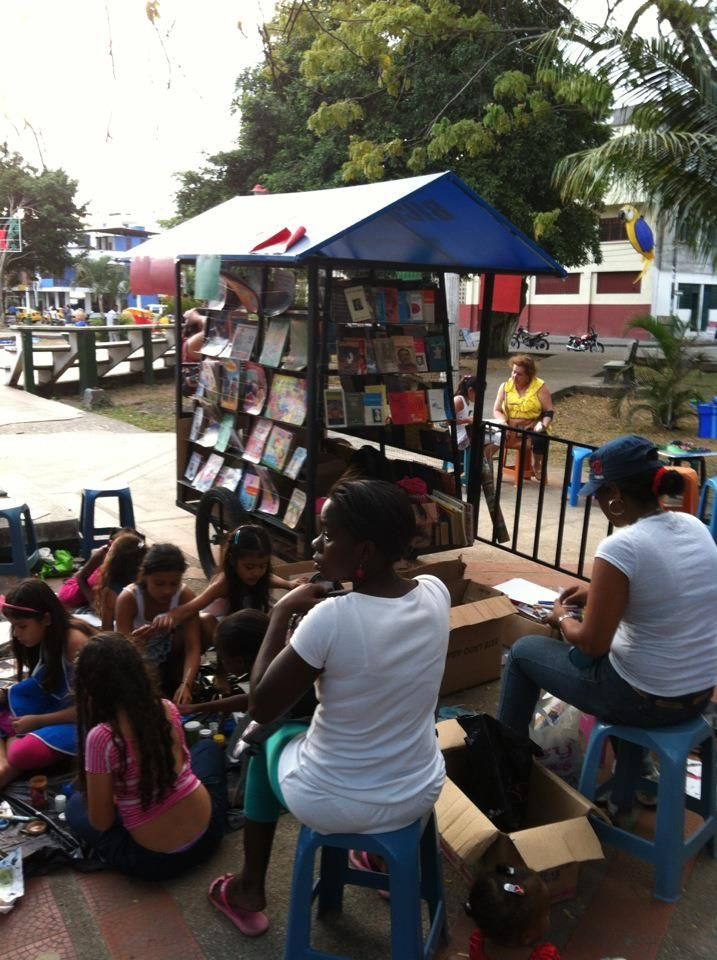 Bicibiblioteca del saber en Tumaco.