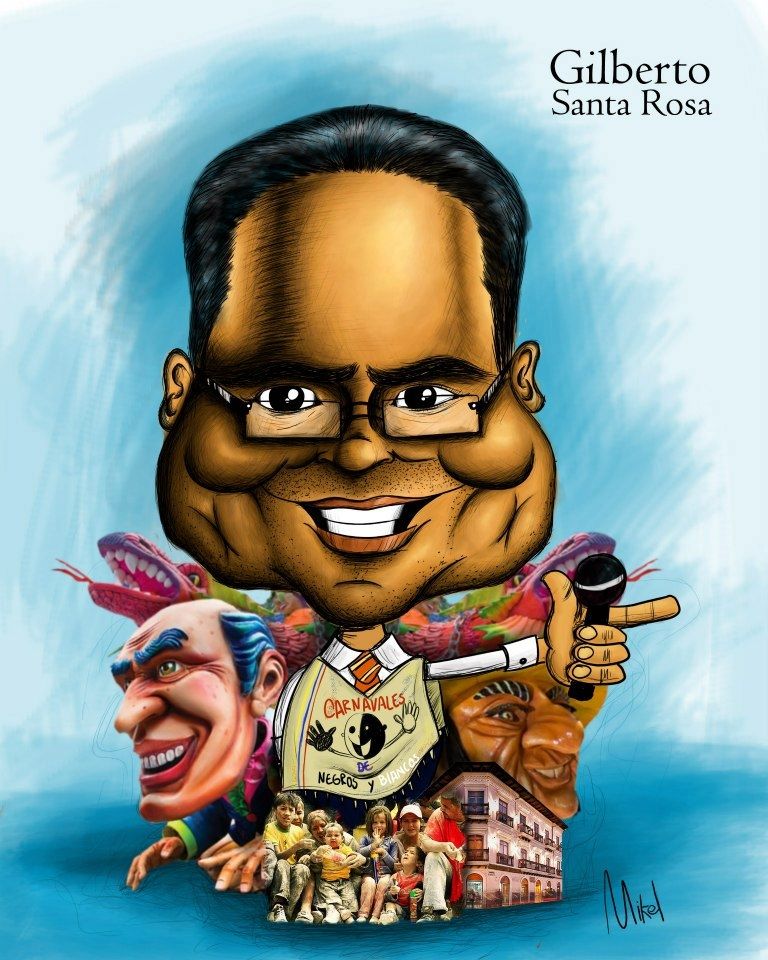 El caballero de la salsa en el carnaval