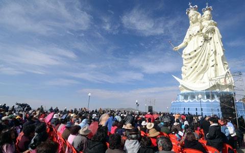 Bolivia inaugura escultura más alta de Sur América