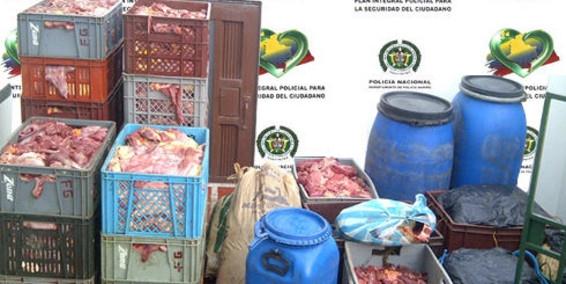 La Policía le declara la guerra al tráfico ilegal de carne.