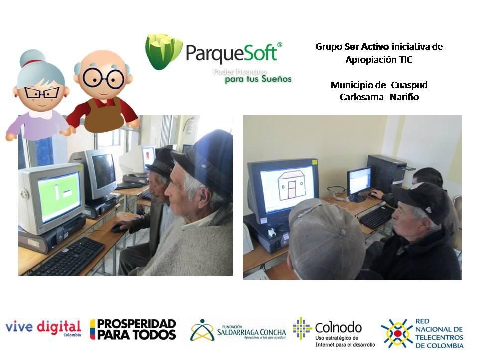 Adultos mayores aprenden nuevas tecnologías