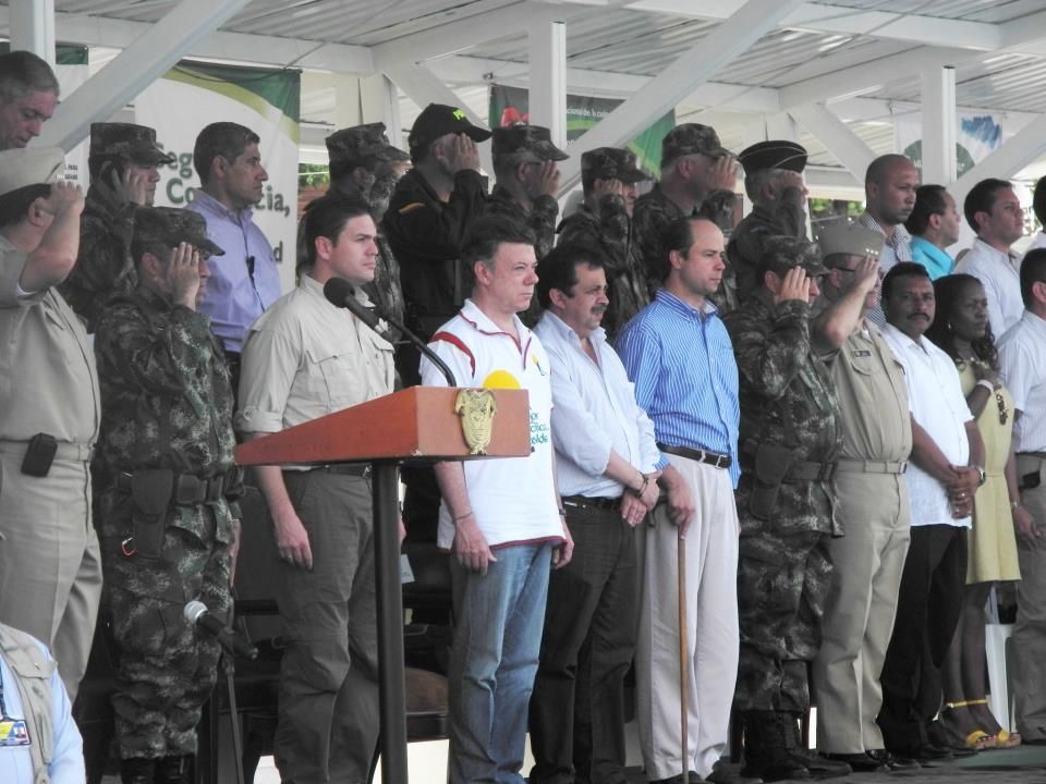 Presidente Santos y Gobernador de Nariño presidieron Consejo Nacional de seguridad en Tumaco