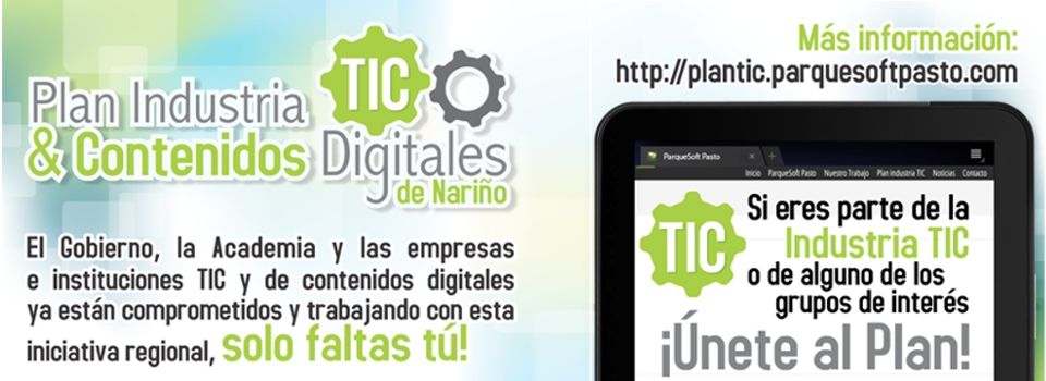Plan industria TIC y Contenidos Digitales de Nariño