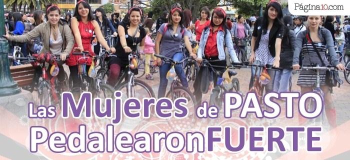 LAS MUJERES EN PASTO PEDALEARON FUERTE