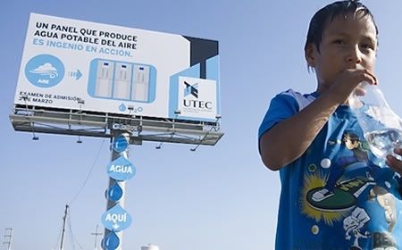 LA PUBLICIDAD VISUAL AHORA PRODUCE AGUA