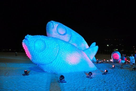 EL ARTE EN BOTELLAS DE PLÁSTICO
