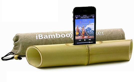 ECO – TECNOLOGÍA: UN ALTAVOZ PARA SMARTPHONE HECHO DE BAMBÚ