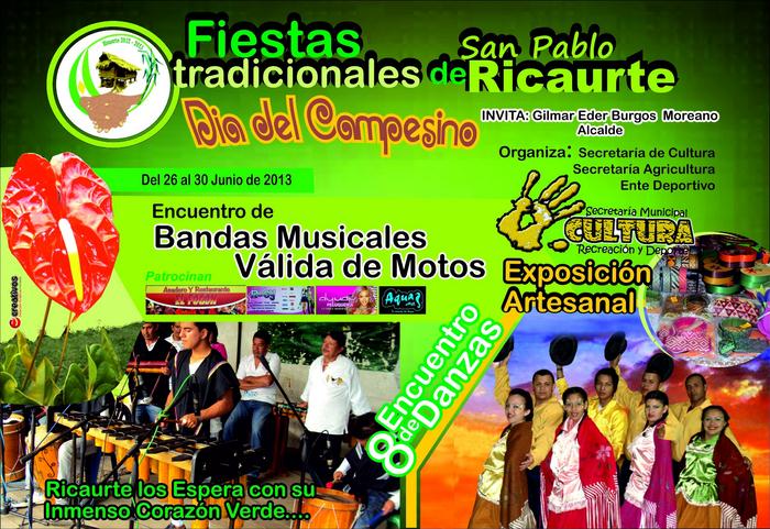 Ricaurte se viste de gala con sus fiestas tradicionales.