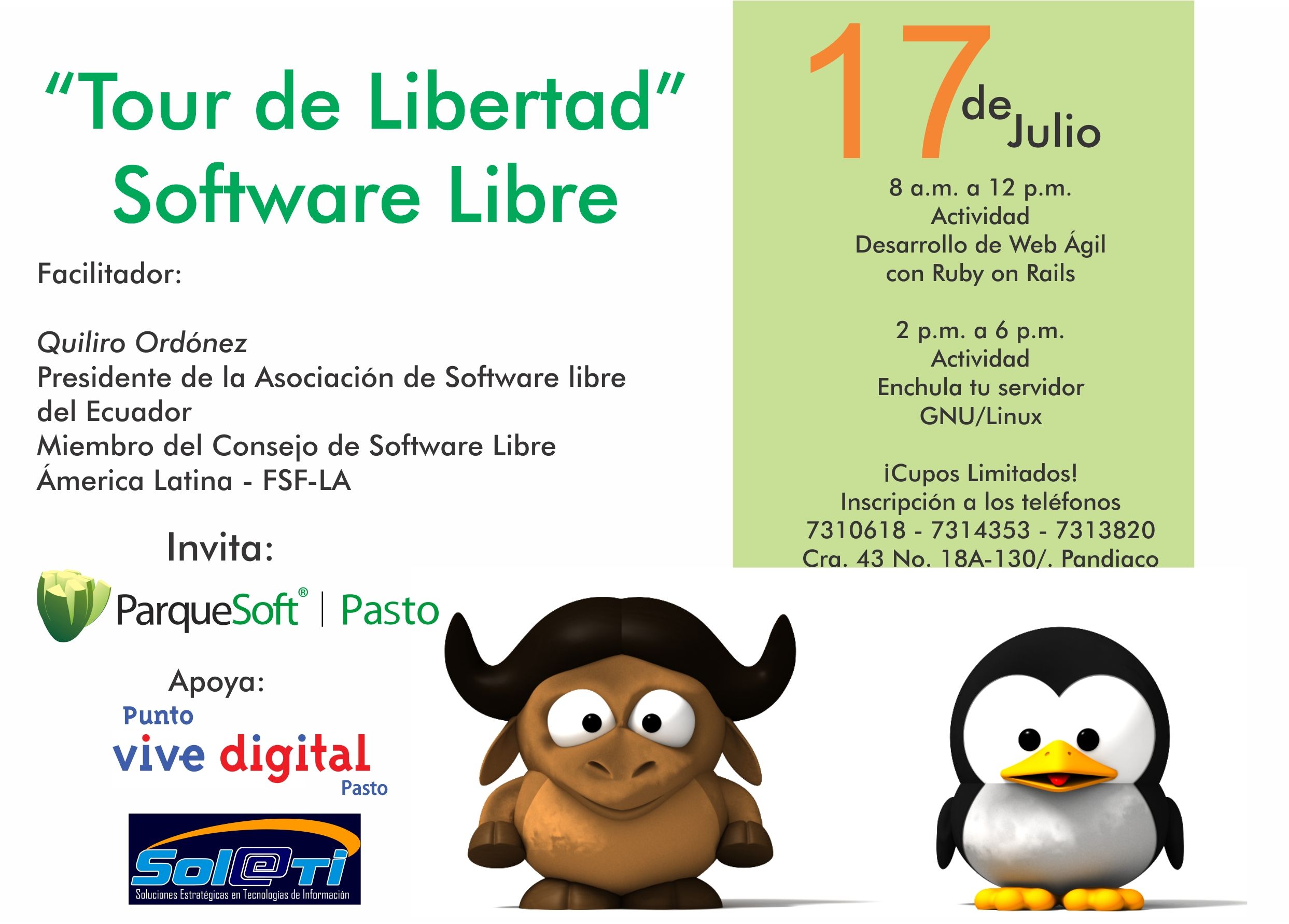 Tour de Libertad – Software Libre