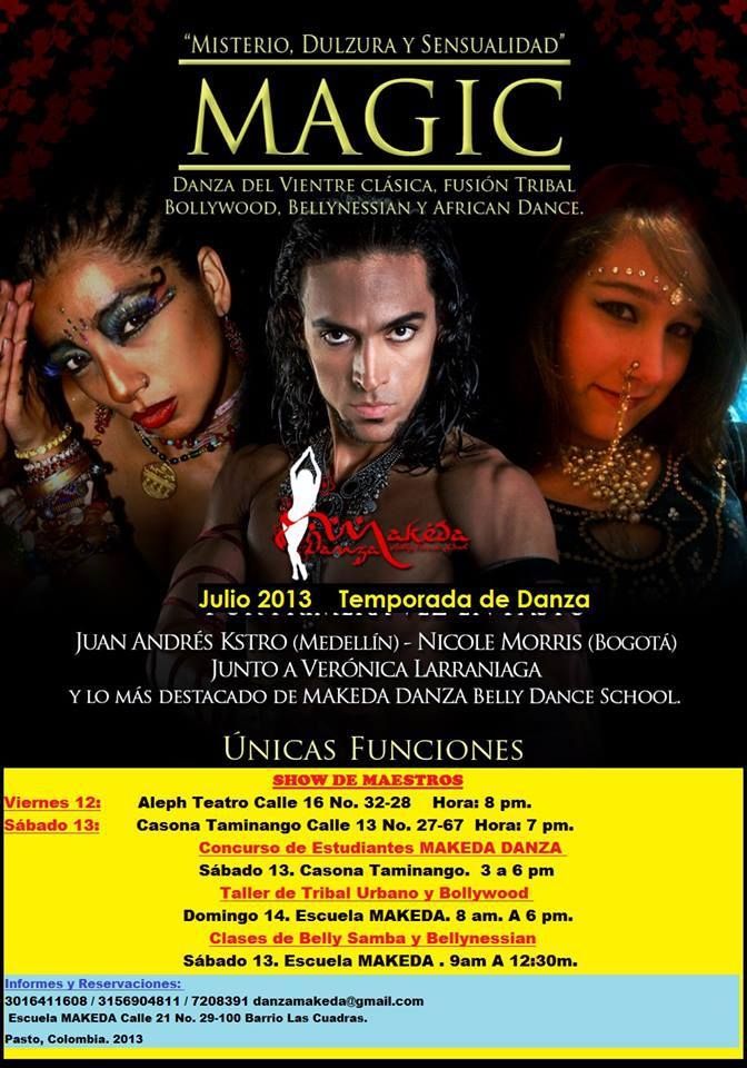 DANZA EN LA CIUDAD. MAGIC. MISTERIO, DULZURA Y SENSUALIDAD