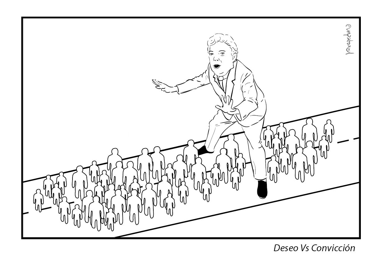 Deseo Vs Convicción – Caricatura