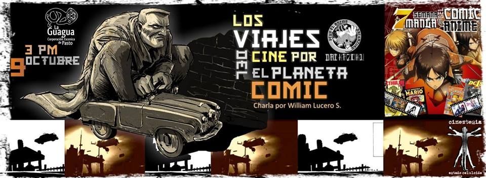 Conferencia Los viajes del cine por el planeta cómic