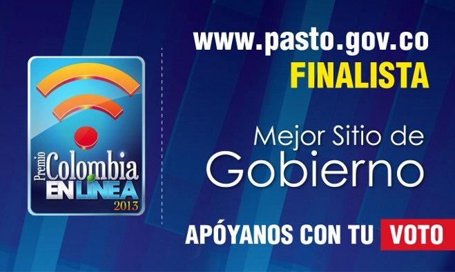 Página de la Alcaldía de Pasto nominada entre los mejores sitios web de gobierno