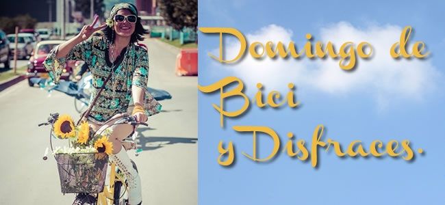 Domingo de bici y disfraces