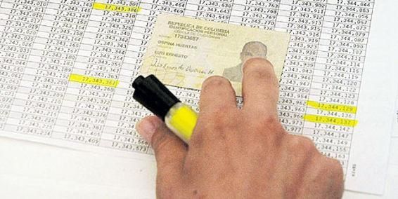 Fotografía: Registraduría Nacional