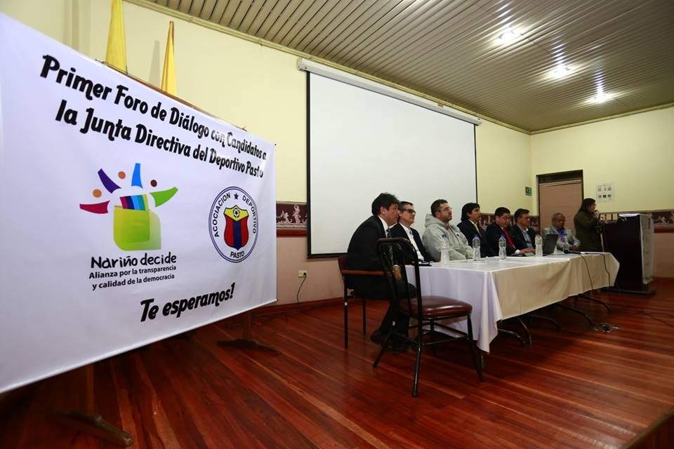 Debate con candidatos junta directiva Deportivo Pasto