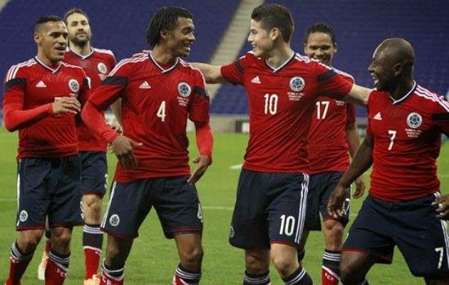 Selección Colombia se vestirá de rojo ante Brasil