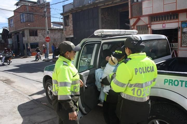 Encuentran en Pasto a bebé de dos meses abandonado.
