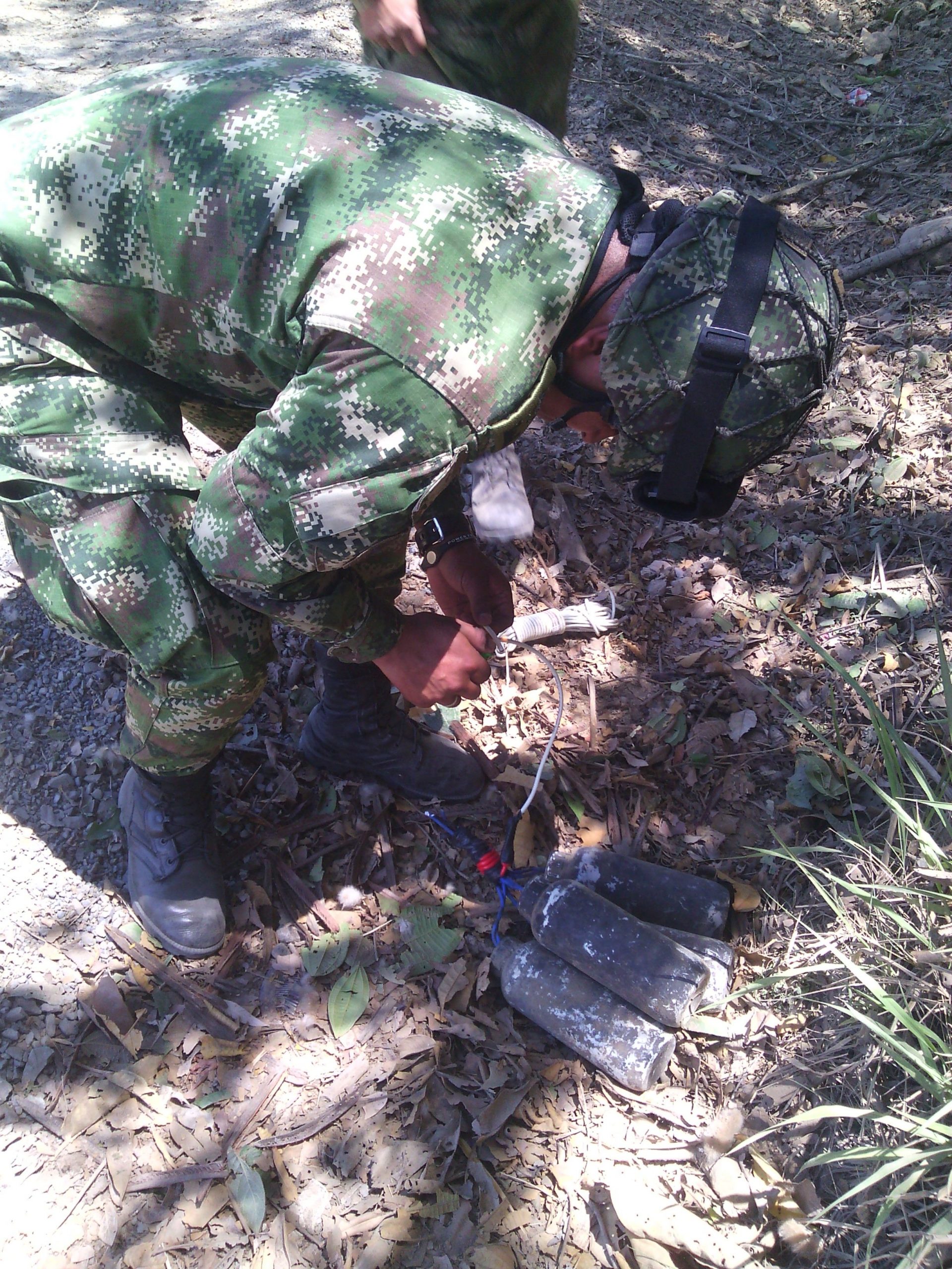 Desarticulada trampa mortal instalada por el Eln