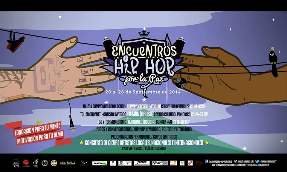 Encuentros Hip Hop por la paz del 20 al 28 de septiembre