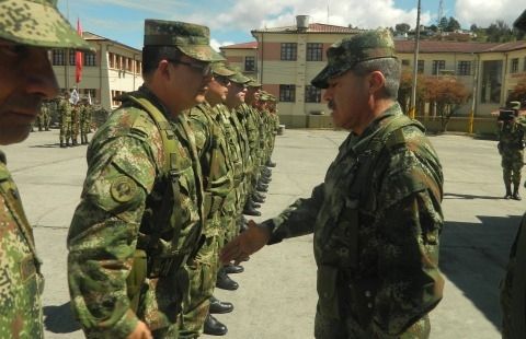 El trabajo de la Fuerza de Tarea Pegaso en Nariu00f1o fue destacado por la alta oficialidad.