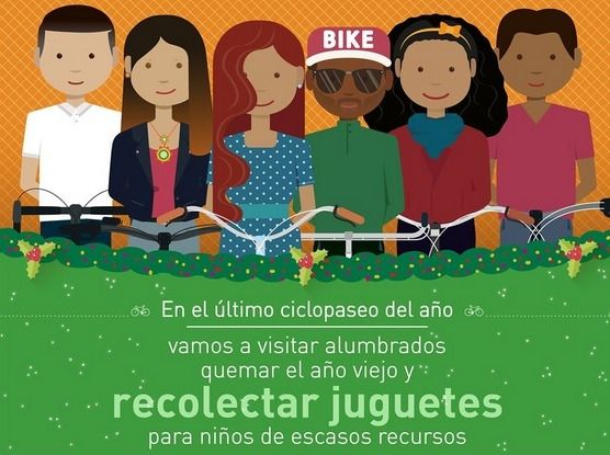 Este jueves 18 de diciembre, despide el 2014 en bici