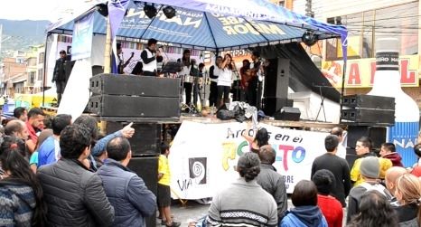 Arco Iris en el Asfalto se convirtiu00f3 en un nuevo escenario para invitar a todos los nariu00f1enses a construir una paz su00f3lida y duradera.