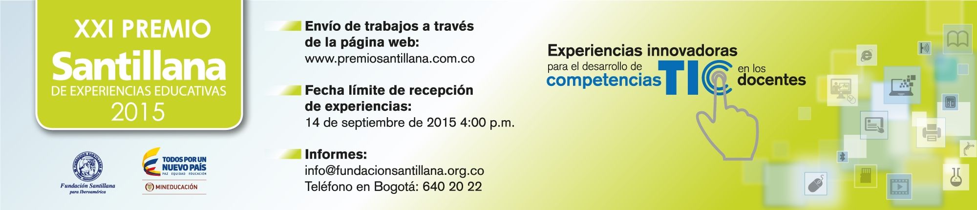 Abierta convocatoria para instituciones: Premio Santillana 2015