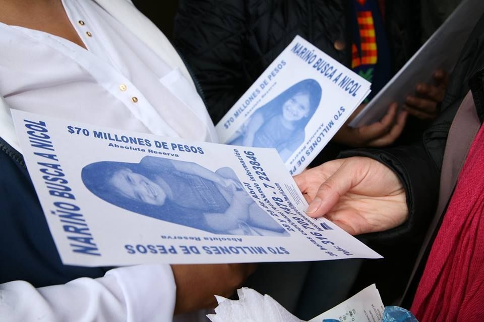 Nariño busca a Nicole
