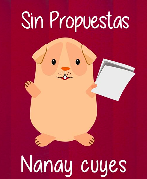A Político rogando y el voto regalando