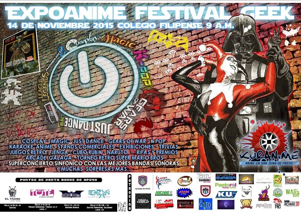 Pasto activa su modo Geek en el Expoanime 2015 este 14 de noviembre