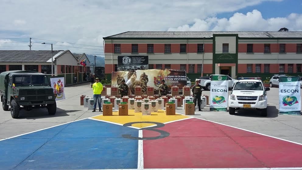 Incautan en Ipiales cargamento de contrabando con más de 22 mil cajetillas de cigarrillo