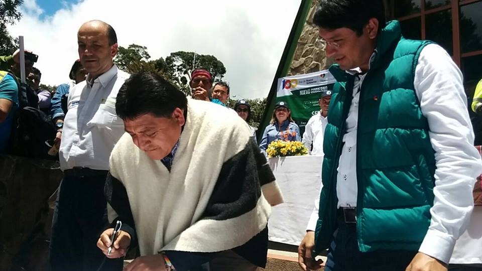 Líder indígena Martín Tenganá, nuevo secretario de ambiente de Nariño