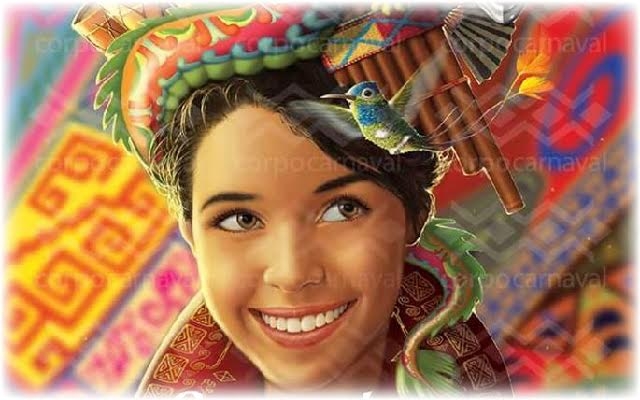 El afiche del carnaval una obra mágica, que representa nuestra cultura y nuestro patrimonio