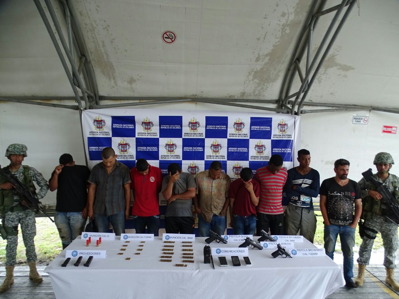 Capturan a presuntos responsables de un desplazamiento masivo en zona rural de la costa Nariñense.