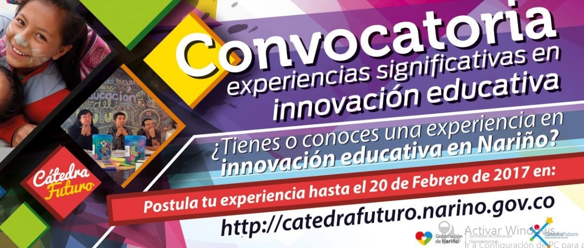 Convocatoria de experiencias significativas en Innovación Educativa