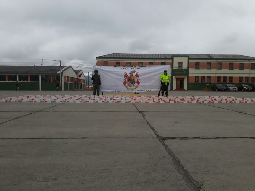 Ejército incauta 17 millones de pesos en material de contrabando en zona fronteriza