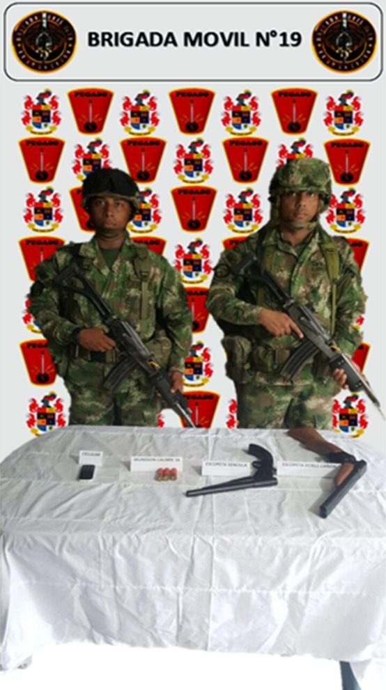 Ejército previene acción criminal e incauta material de guerra