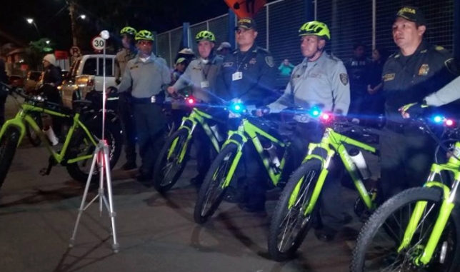 Policía de Turismo de Pasto cambia las motos por bicicletas