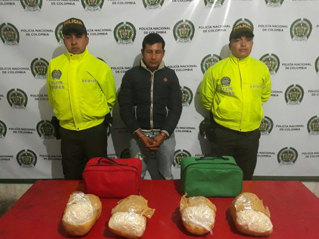 Cayó con coca en Terminal de Transporte de Pasto