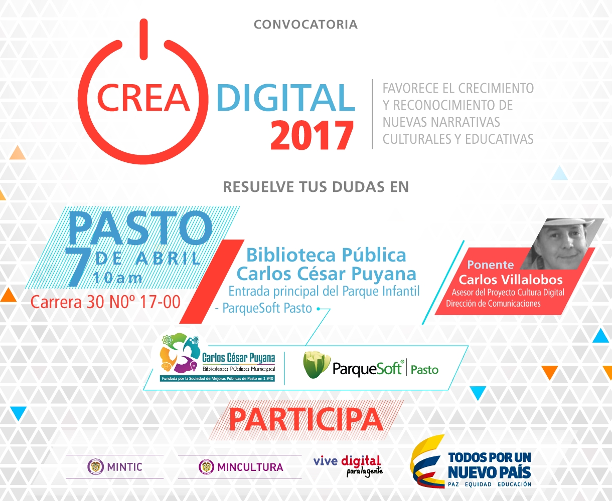 Se abre la convocatoria Crea Digital 2017
