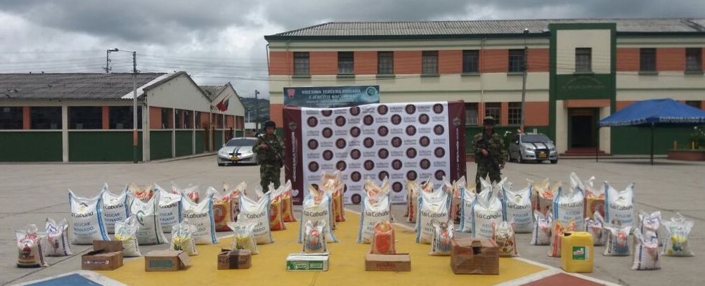Ejército incauta contrabando avaluado en 24 millones