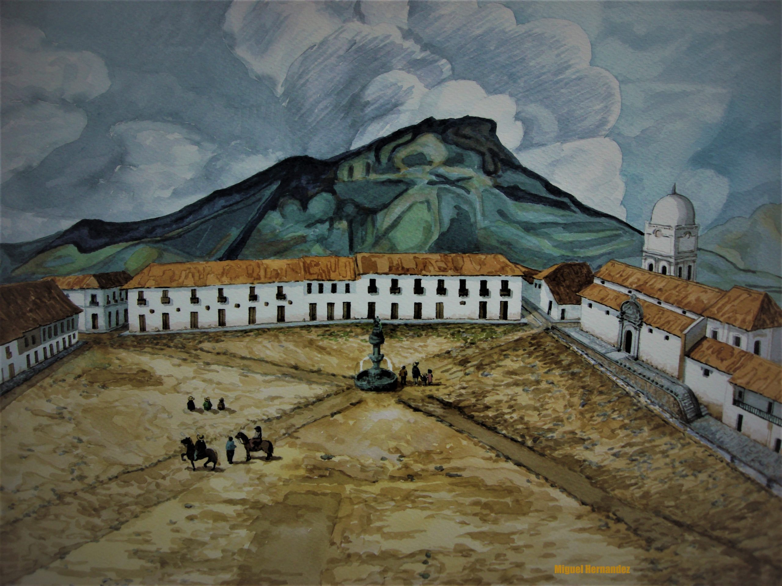 El mono o viejo de la pila de Pasto