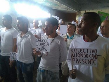 “Presos Políticos” de la cárcel de Pasto se declaran en desobediencia