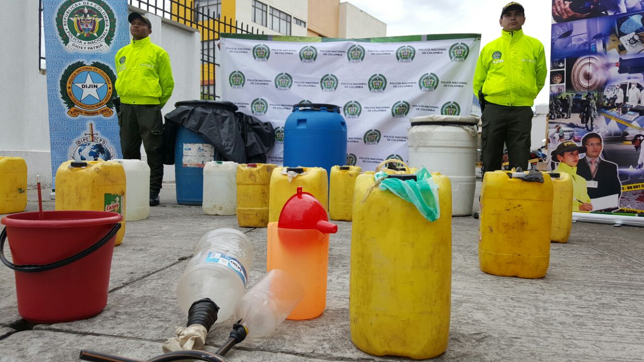 En Pasto, desmantelada fábrica clandestina de licor