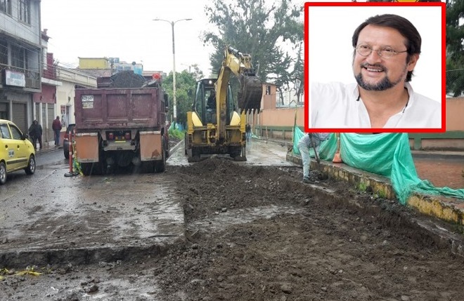 Comerciantes exigen al alcalde de Ipiales avanzar en obras de pavimentación