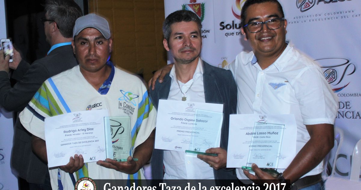 El Café de Nariño es el ganador de la mejor “Taza de la excelencia 2017”