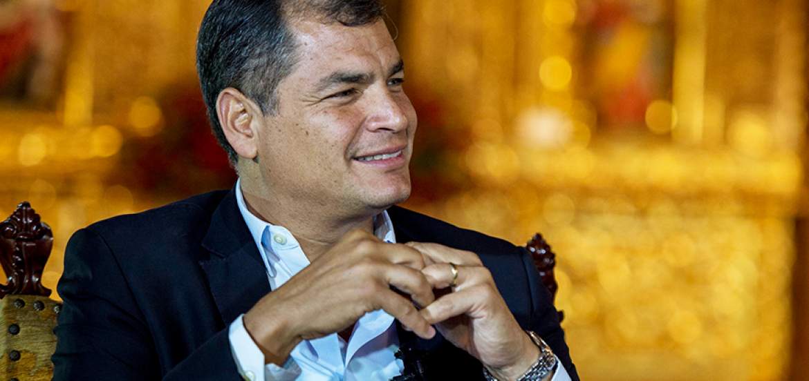 Entrevista al expresidente Rafael Correa