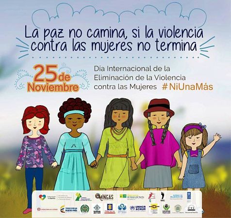 En Nariño urge más tolerancia, “la paz no camina si la violencia contra las mujeres no termina”