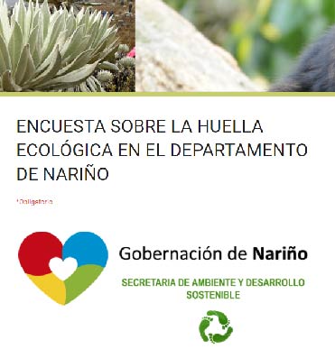 Encuesta sobre la huella ecológica en el departamento de Nariño